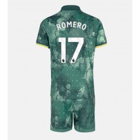 Dječji Nogometni Dres Tottenham Hotspur Cristian Romero #17 Rezervni 2024-25 Kratak Rukav (+ Kratke hlače)